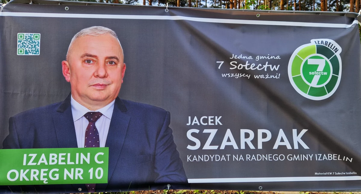 urzad, wojt, rada, JACEK SZARPAK ZOSTAŁ RADNYM GMINY IZABELIN - zdjęcie, fotografia