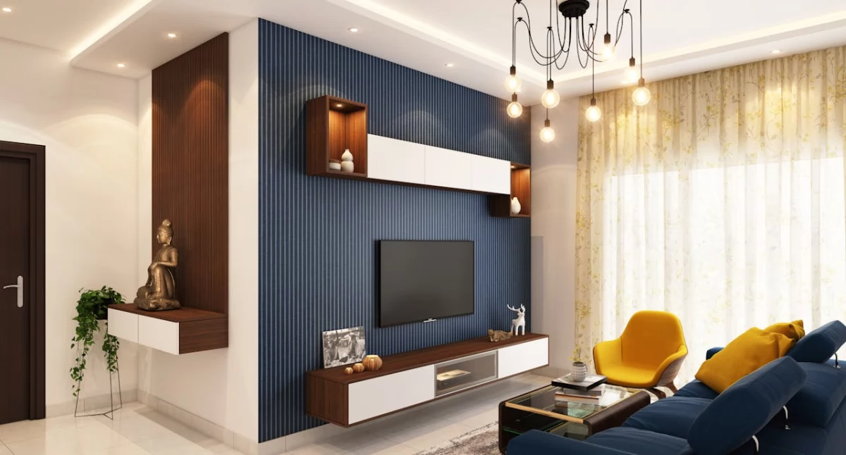 porady, dobrać kolory lameli ściennych wnętrza - zdjęcie, fotografia