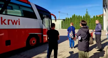 AKCJA KRWIODAWSTWA PRZY OSP BORZĘCIN DUŻY